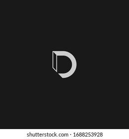 D letter designs for logo and icons