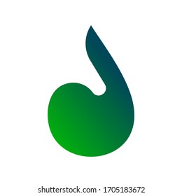 d letra, Diseño del logotipo "Drop abstract"