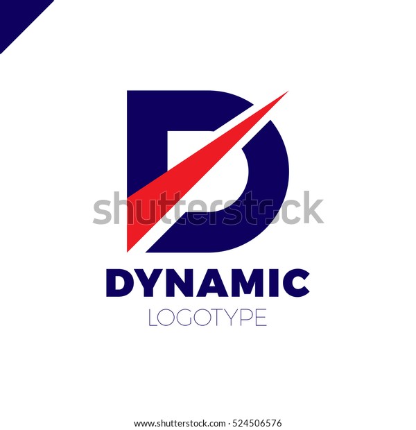 D letter fast speed\
logo. Vector design template elements for your application or\
corporate identity.