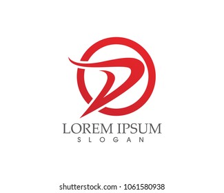 D Letter Faster Logo Template vector icon illustration design
,