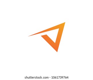 D Letter Faster Logo Template vector icon illustration design