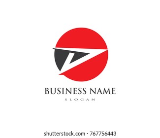 D Letter Faster Logo Template vector icon illustration design