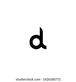 d letter font vector logo. dl letter icon vector logo