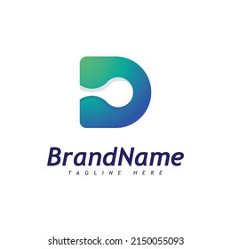 D letter icon design template, Icon Vector Template elements, Modern, Corporate