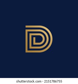 D letter icon design template, Icon Vector Template elements, Modern, Corporate