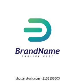 D letter icon design template, Icon Vector Template elements, Modern, Corporate