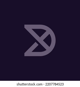 D letter icon design template, Icon Vector Template elements, Modern, Corporate