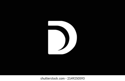 D Letter Initial Logo Design Template Vector Illustration