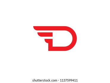D Letter Logo Business Template Vector icon