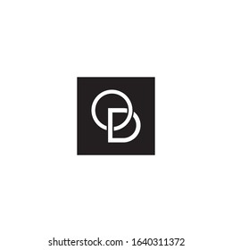 D Letter logo business template vector icon
