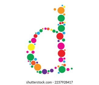 d letter logo creative design vector 
template 