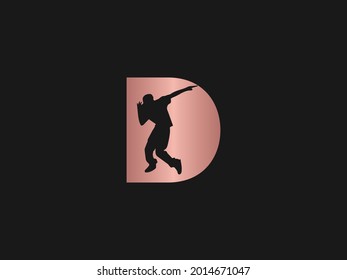 D letter Logo, Dance Icon With Letter D logo

