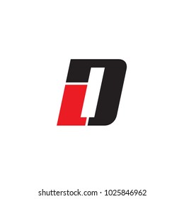 D letter logo design