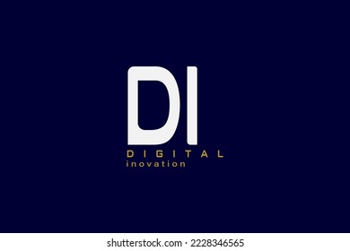 D and I letter logo design for a company