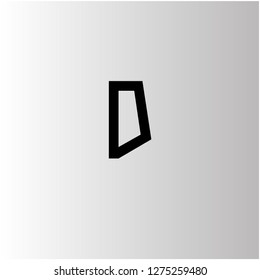 D Letter Logo Design with Creative Font
