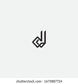 D-Brief-Logo-Design und Kreativzeichen