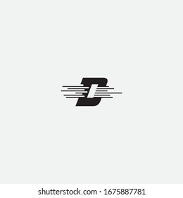 D letter logo design and creative sign