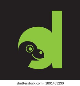 Diseño del logotipo de la letra D. Icono Creativo Letras Modernas. Logotipo del vector