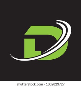 Diseño del logotipo de la letra D Icono creativo Icono moderno Letras Vector Logotipo