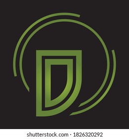 D Letter Logo Design Creative Icon Modern Letters Vector Logo