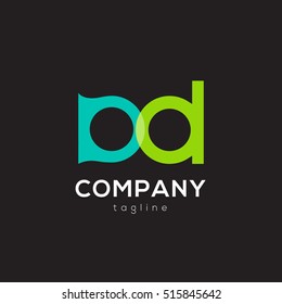 D & D Letter logo design element