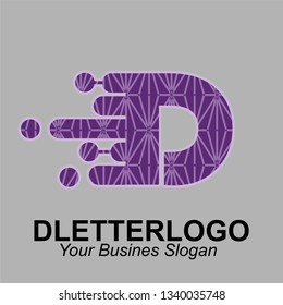 
D Letter Logo Design. Modern D Icon With Creative and Beautiful Monogram Design Vector Illustration. - Vector 