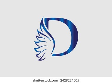D-Buchstaben-Logo-Design und Monogramm-Logo-Design
