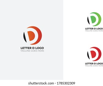 D letter Logo Design Template , Creative Letter D Logo 