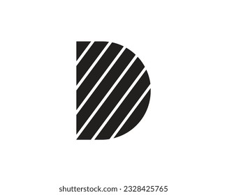 D Letter Logo Design Template