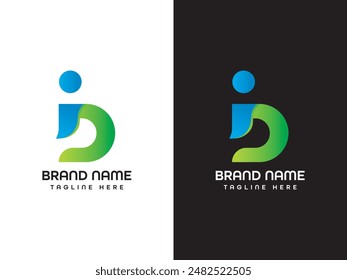 D Letter Logo Design Template