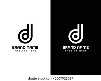 D Letter Logo Design Template