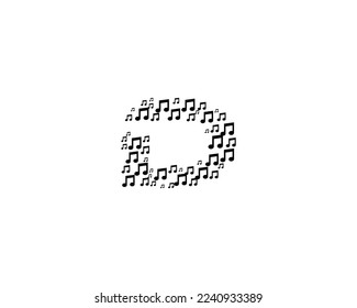 D letter logo design trendy vector template