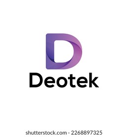 D Letter Logo Desing Tamplate