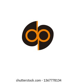 d letter logo font vector initial 