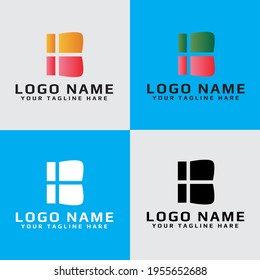 Design-Vorlage für das Logo des Briefes D Letter