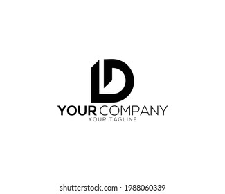 D Letter Logo And Icon Design Vector Template