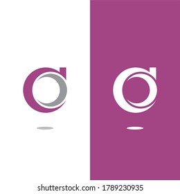 D letter logo icon vector template for corporate logo and business card design.