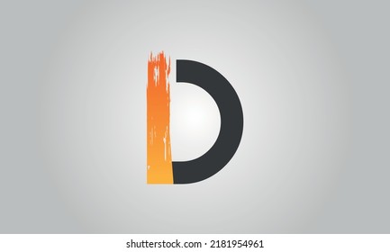 D letter logo. D. D logo icon vector illustration.