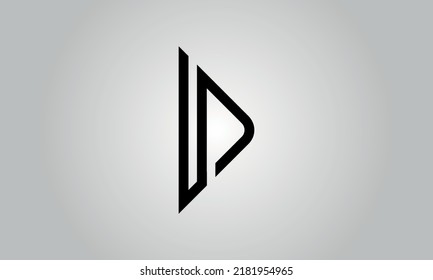 D letter logo. D. D logo icon vector illustration.