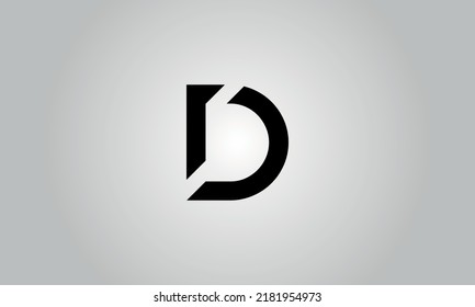 D letter logo. D. D logo icon vector illustration.