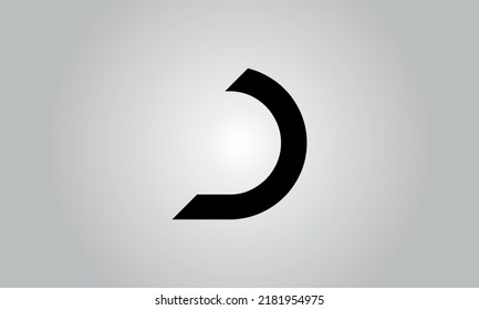 D letter logo. D. D logo icon vector illustration.