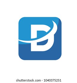 D letter logo initials