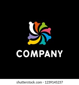 D letter logo. Social vector element