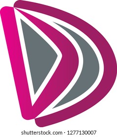 d letter logo symbol / alphabet / Letter D vector
