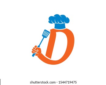 D Letter logo or symbol template design