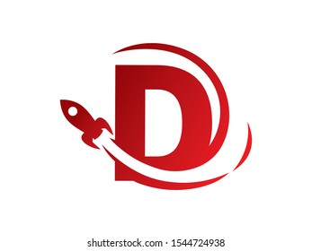 D Letter logo or symbol template design