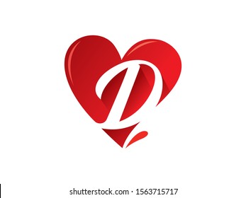 D Letter logo or symbol template design