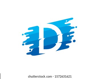 D Letter logo or symbol template