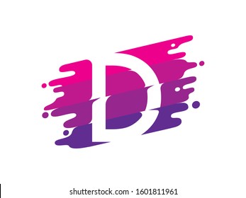 D Letter logo or symbol template design