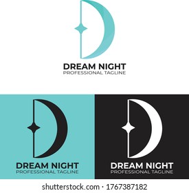 D Letter Logo Template Design